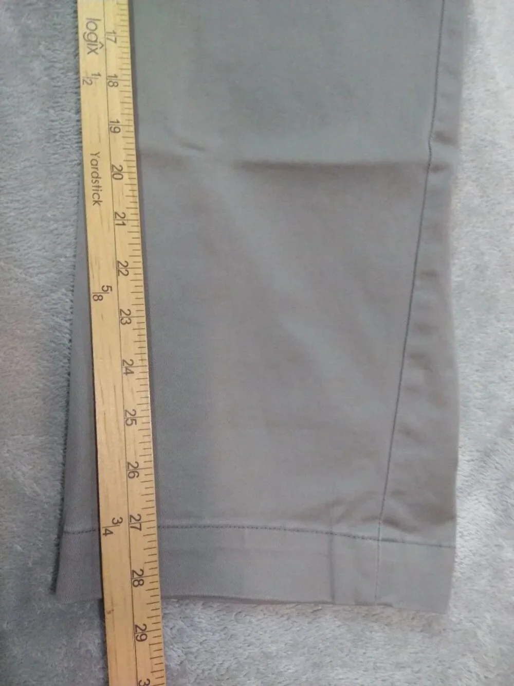 Banana Republic Pants Mens 36x30 Gray Aiden Chino Techmotion Flat Front Stretch